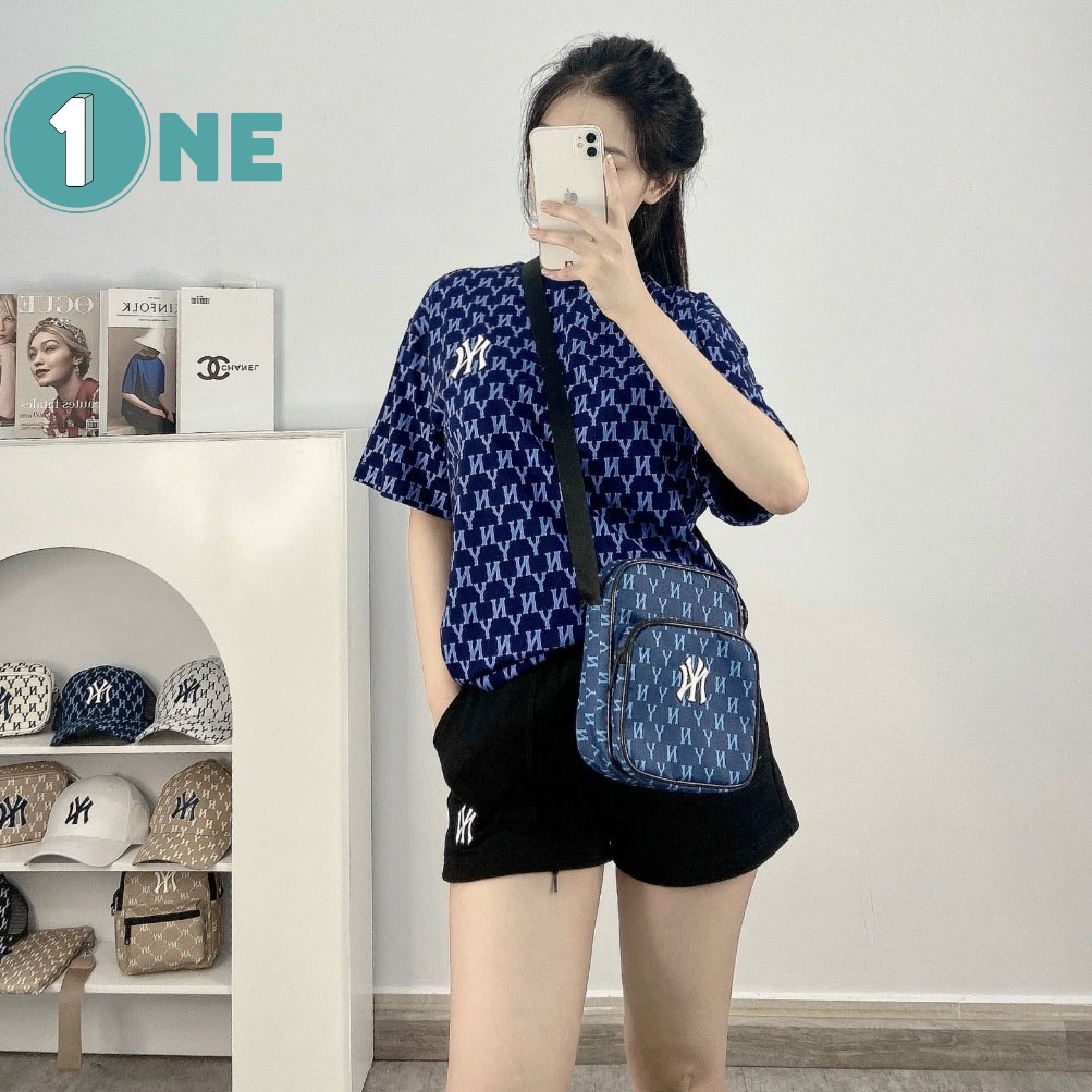 Túi Đeo Chéo Mini MLB NY Vintage Mini Bag Black Full Tag Code