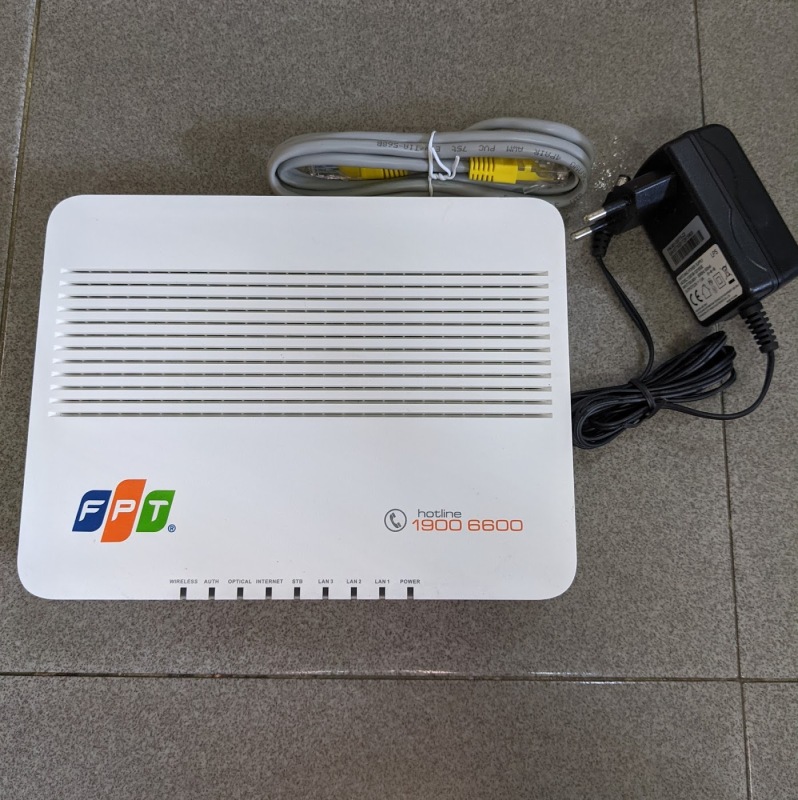 Bảng giá Modem wifi quang GPON FPT Internet Hub AC1000F AC WAVE 2 MU-MIMO ( qua sử dung ) Phong Vũ