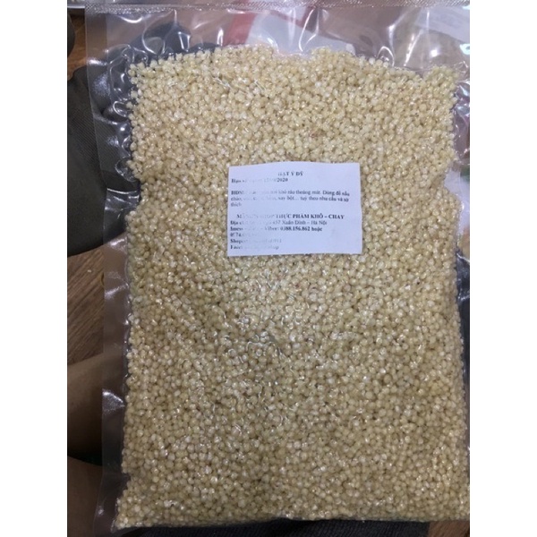 Hạt ý dĩ (hạt bo bo) 500g