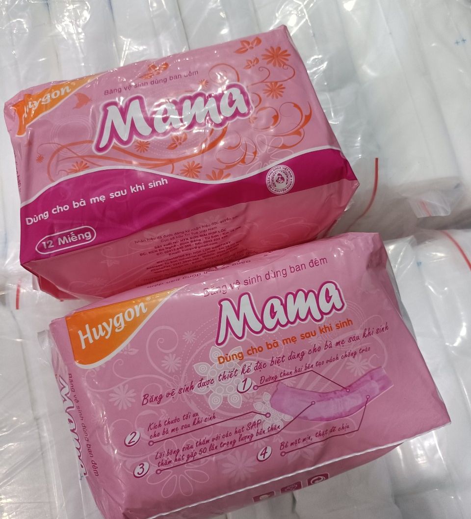 Băng vệ sinh Mama gói 12 miếng