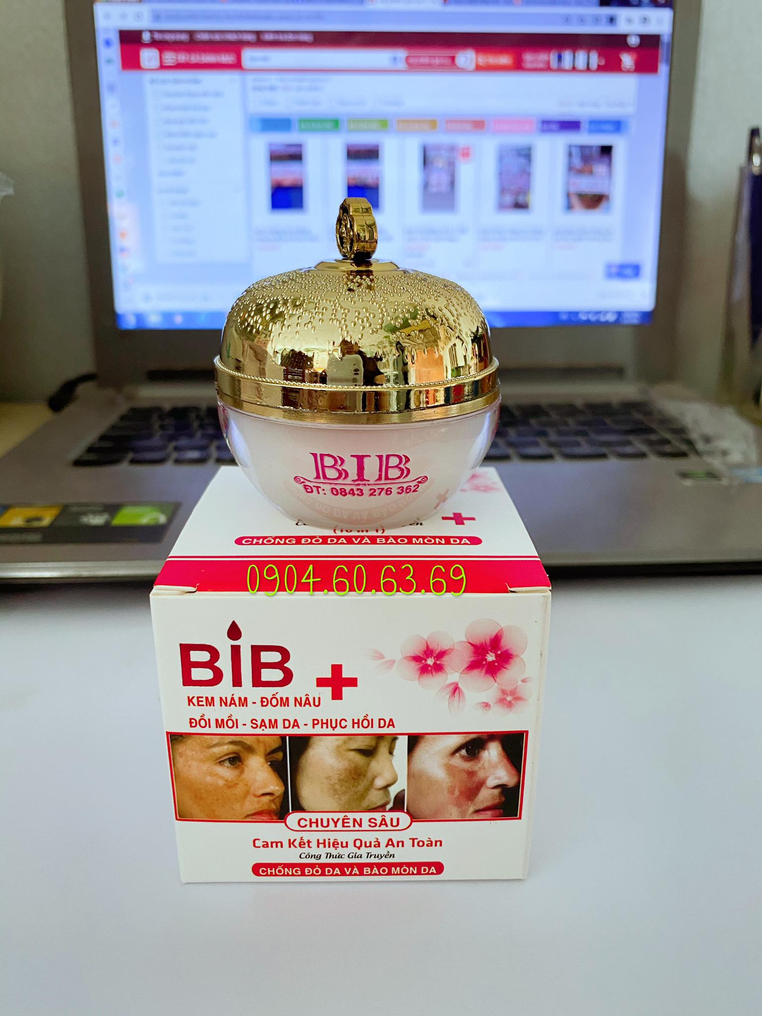 Kem nám đốm nâu đồi mồi sạm da phục hồi da 16g bib có cào trúng thưởng