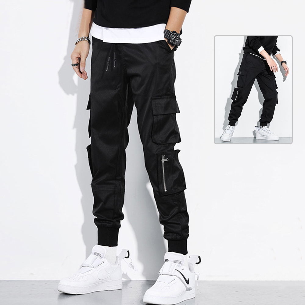 Quần Jogger Túi Hộp Nam Nữ Cá Tính Chất Vải Kaki Trơn Bền Đẹp Hot Trend Năm 2024 Thời Trang 4menhn QUAN JOGGER NAM 9000027