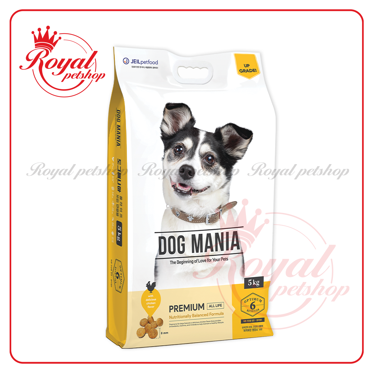 [DATE MỚI] THỨC ĂN HẠT CHO CHÓ MỌI LỨA TUỔI DOG MANIA PREMIUM 5KG