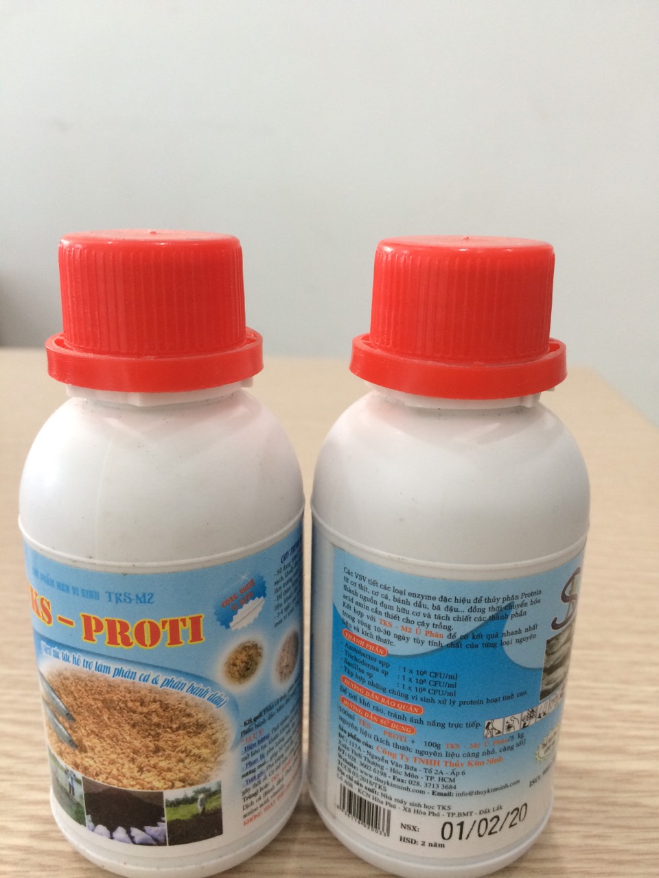 [ CHAI 100ML ] PROTI: Men Xúc Tác Làm Phân Cá, Phân Bánh Dầu