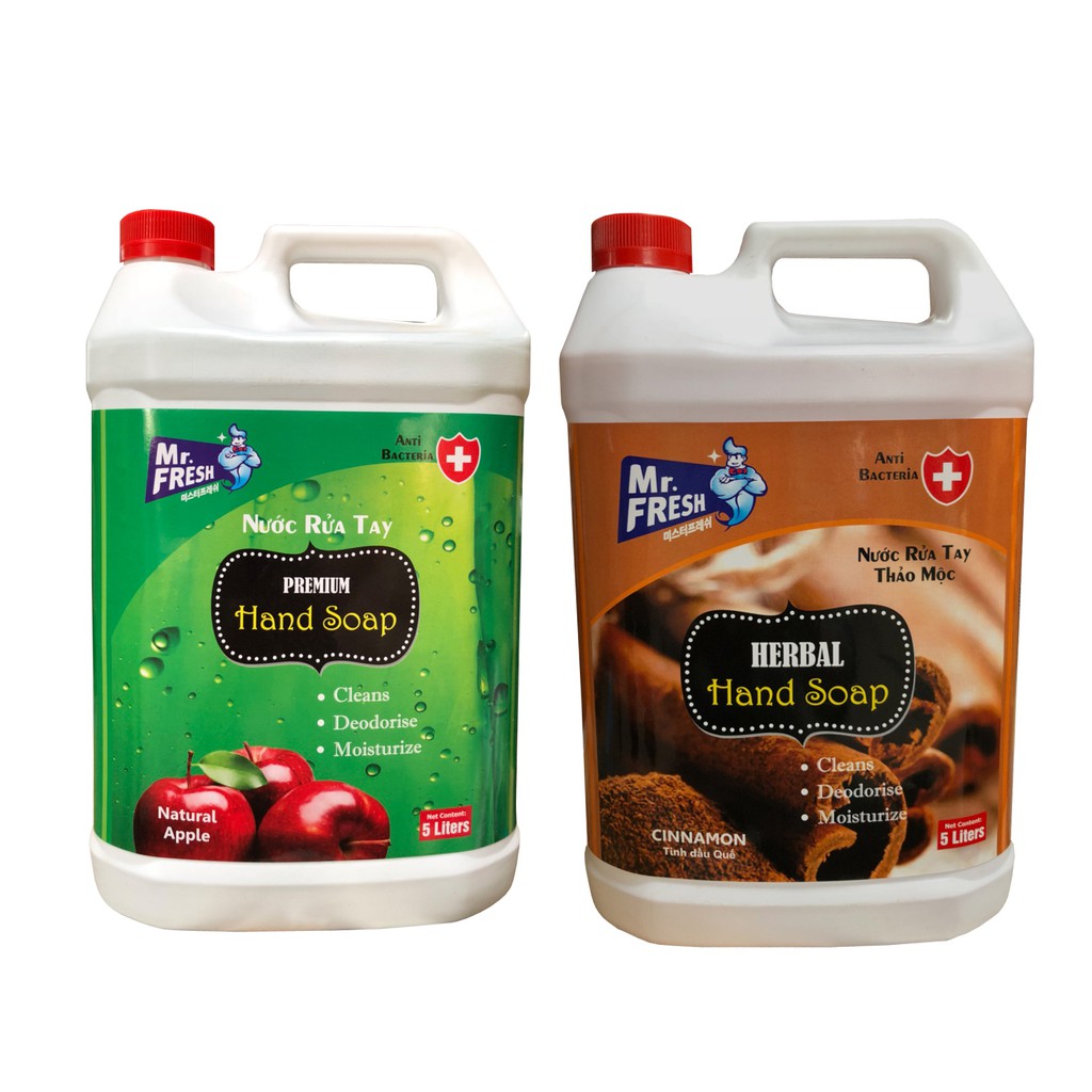 [HCM]Nước rửa tay Premium Hand Soap Mr Fresh Hàn Quốc 5L