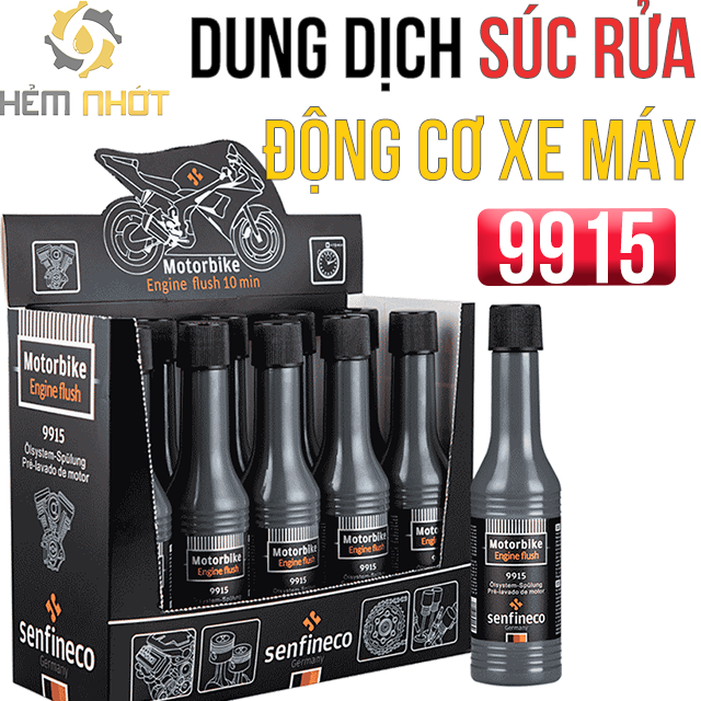 [HẺM NHỚT] Dung Dịch Súc Rửa Động Cơ Xe Máy Senfineco 9915 chai 100ml