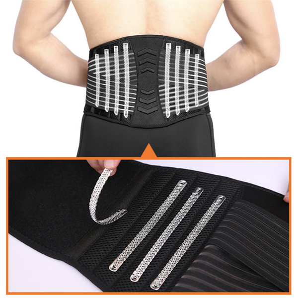 (Belt soft) lap belt lift up support spine.