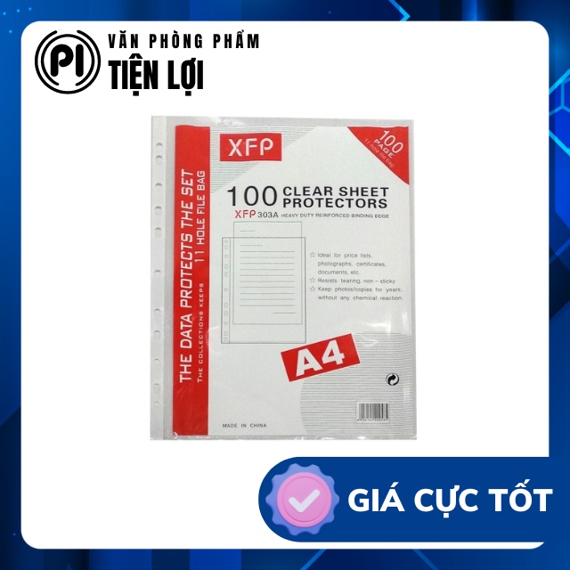 Bìa lá lỗ A4 3 lạng (100 tờ/xấp)