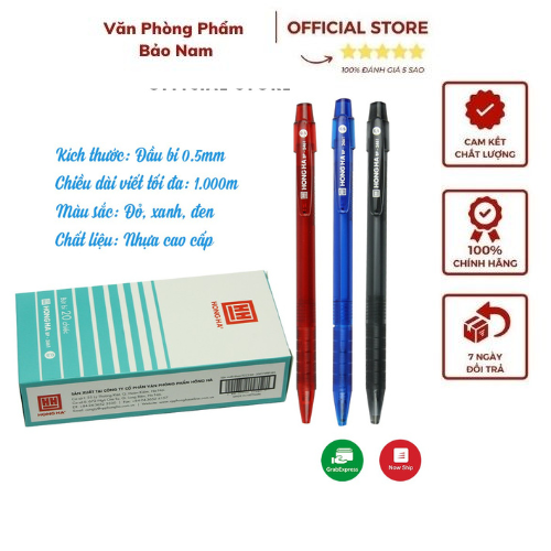 Bút bi hồng hà đầu bi 0.5mm 2461