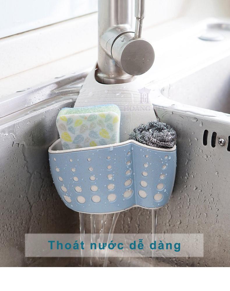 Set 2 giỏ cao su đựng rẻ rửa bát