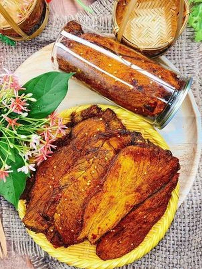 Khô bò miếng mềm lon pet 250g