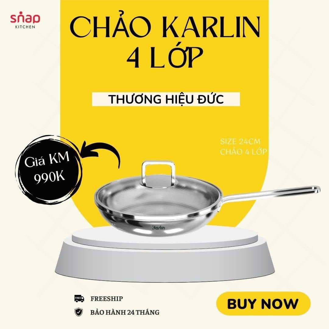 Chảo karlin - chảo inox karlin thương hiệu đức