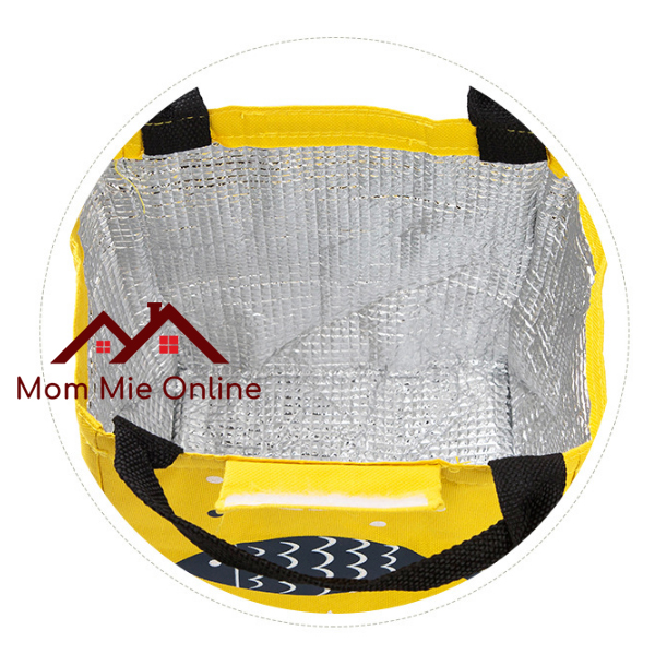 Túi giữ nhiệt đựng cơm Bento Nhật Bản - Loại Dán - J134, T024