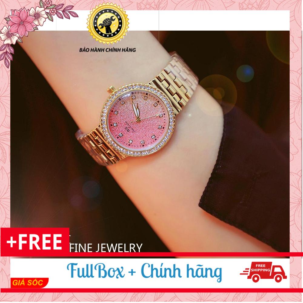 Đồng hồ nữ Bee Sister Bs784 kim cương chống nước