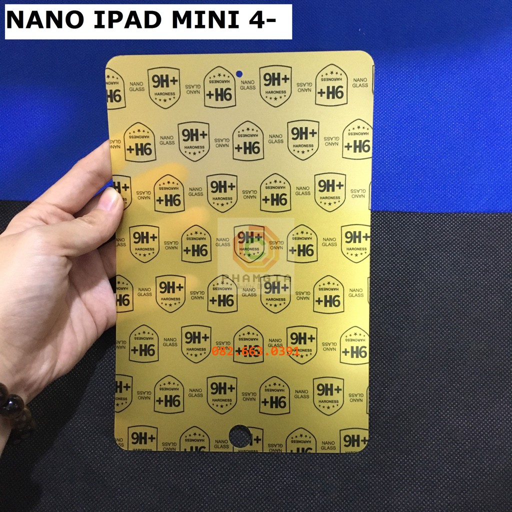 Kính cường lực dẻo nano ipad 2-3-4 / air 1-2 - 3 / mini 1-2-3 / mi 4-5 / ipad 9.7' / ipad 10.5 / ipad 11 ...