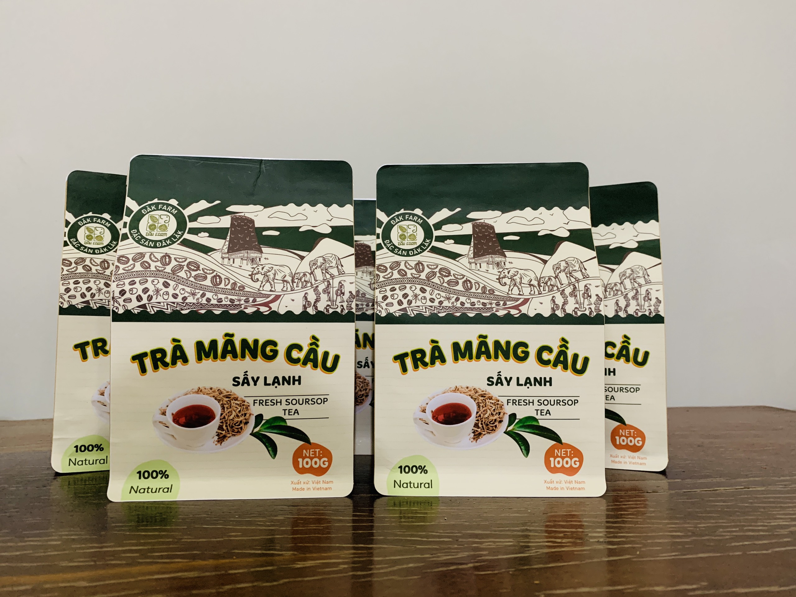 TRÀ MÃNG CẦU SẤY LẠNH- ĐẮK FARM (100Gr)
