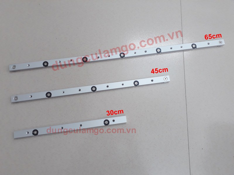 Thanh trượt 30cm chế bàn máy cưa / máy phay