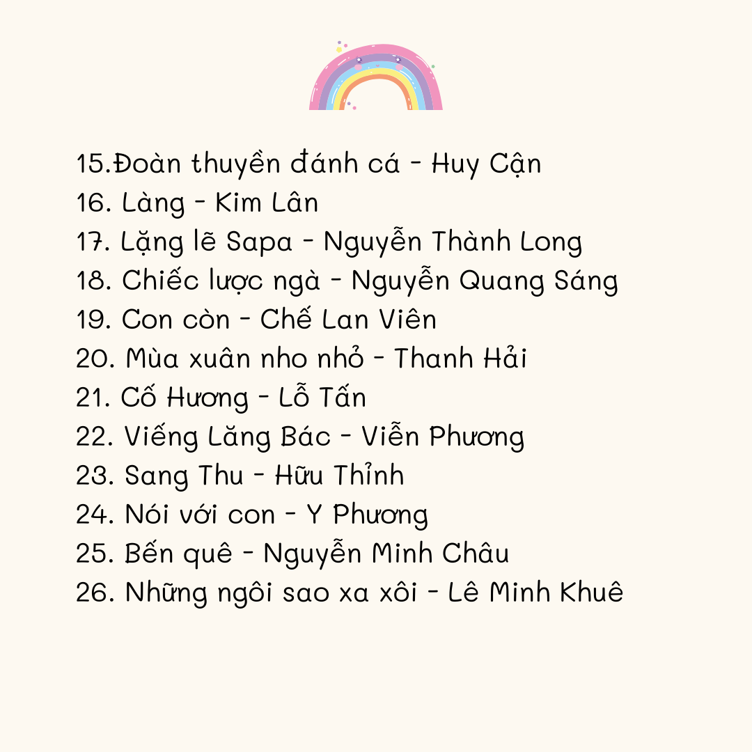Sticker ngữ văn 9, tiêu đề văn học 9 ( Set 5 tấm sticker) | AIMÉE