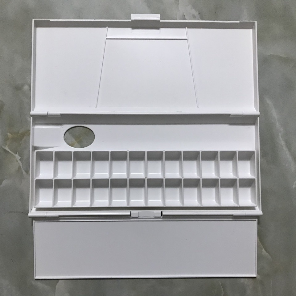 [HCM]KHAY PHA MÀU / MARIES WATERCOLOR PALETTE (MARIES H034 24 Ô)