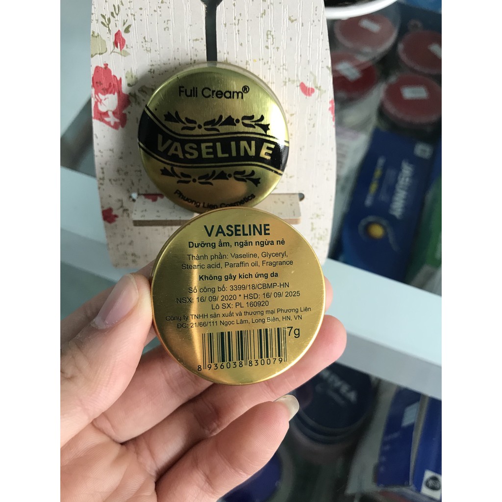 Sáp nẻ Vaselin dưỡng môi Phương Liên 7g
