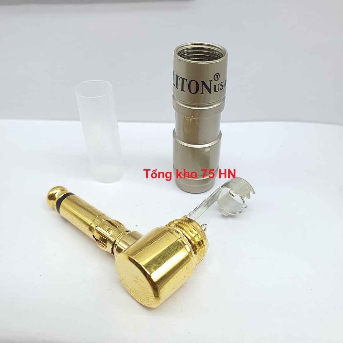 01 Jack Liton cao cấp 6.5mm Mono vuông góc