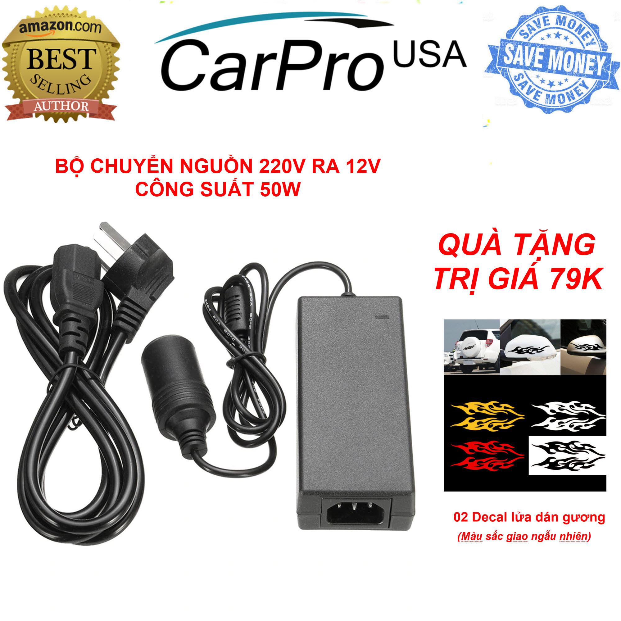 Bộ chuyển nguồn 220v - 12v cắm tẩu sạc - Dùng đổi nguồn cho các thiết bị điện trên ô tô
