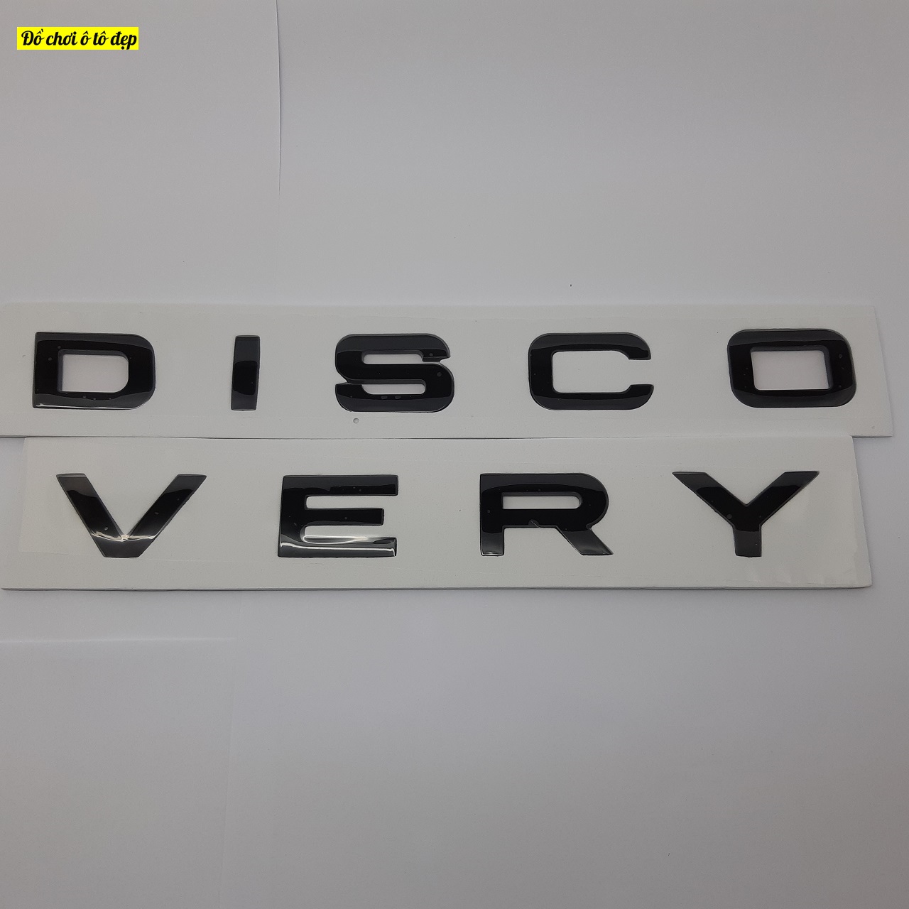 Tem Chữ Nổi 3D Discovery Trang Trí Ô Tô