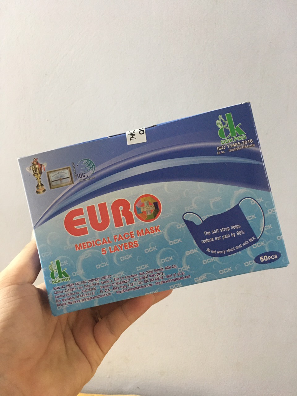 Khẩu Trang Y Tế Xanh 5 Lớp