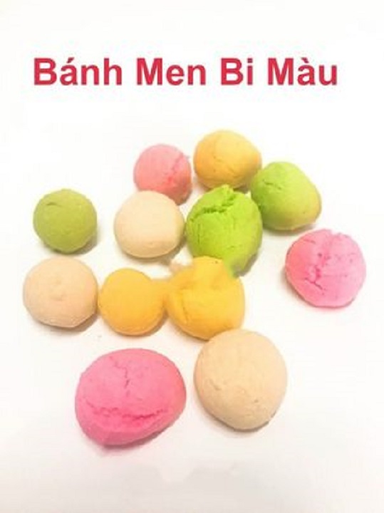 Bánh men bi màu - hấp dẫn 250g