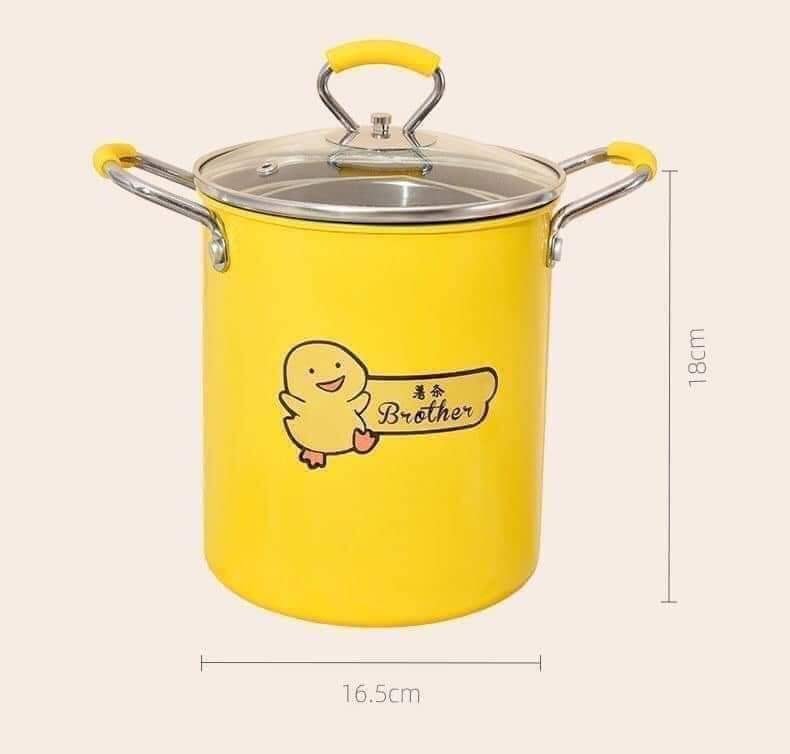 Nồi chiên ngập dầu mini con vịt vàng