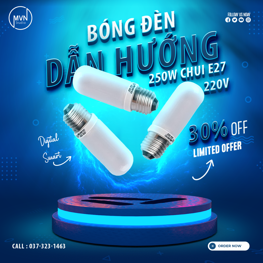 Bóng đèn dẫn hướng, bóng đèn Flash 250W chui E27 220V
