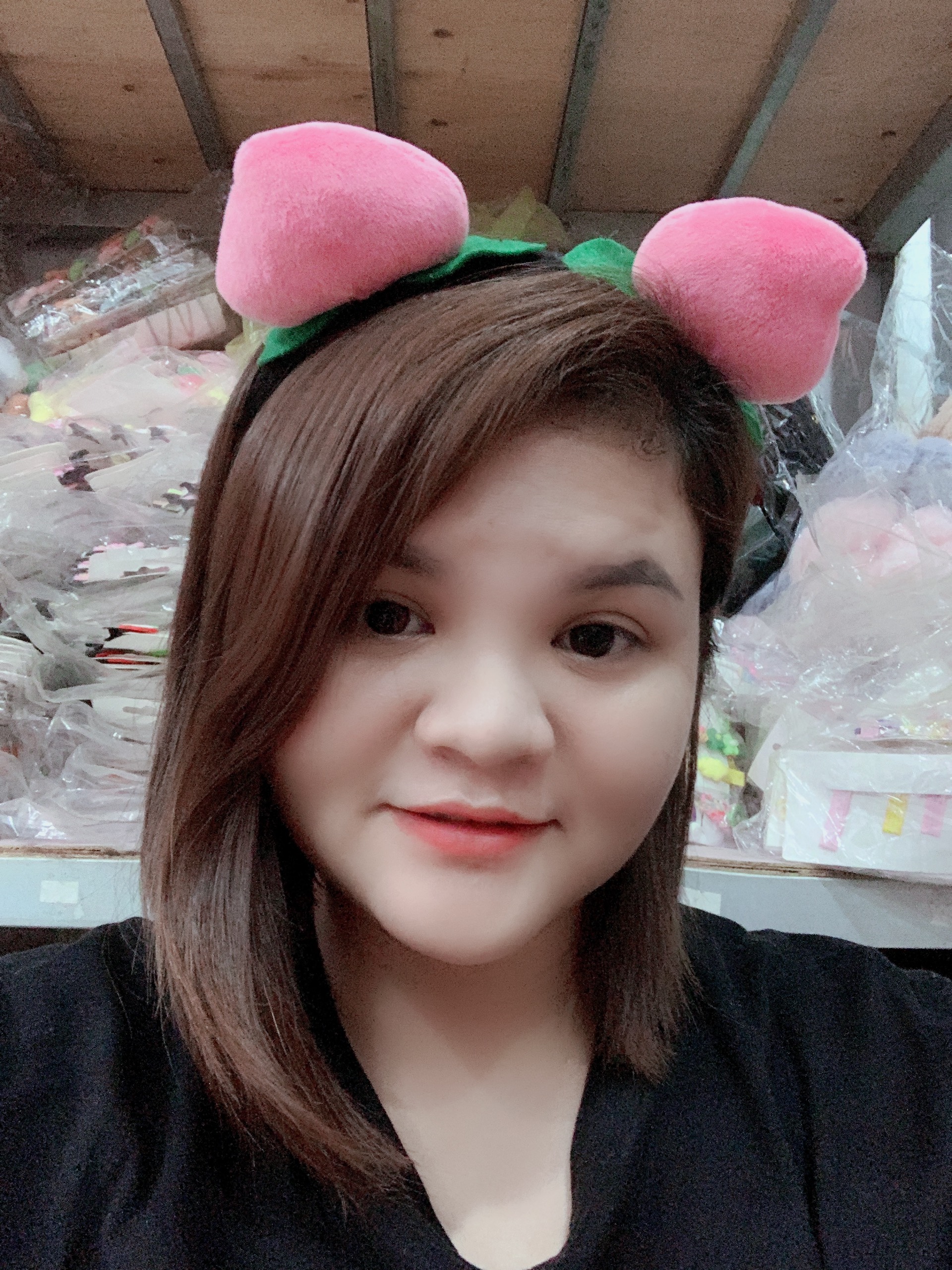 Băng Đô Cài Tóc 2 Quả Đào