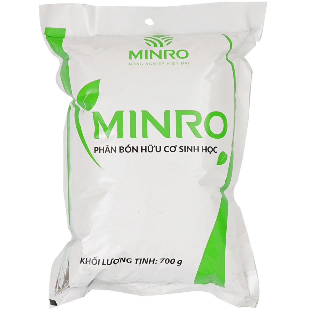 Phân Bón Hữu Cơ Sinh Học Minro Gói 700g Cung Cấp Dưỡng Chất, Tăng Năng Suất, Chất Lượng Cây Trồng