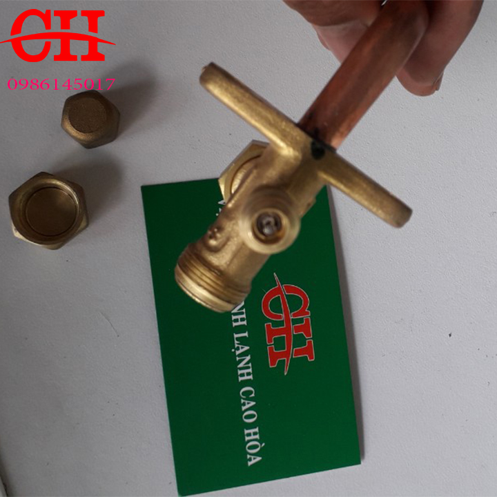 Van khóa dàn nóng điều hòa phi 6, phi 10, phi 12