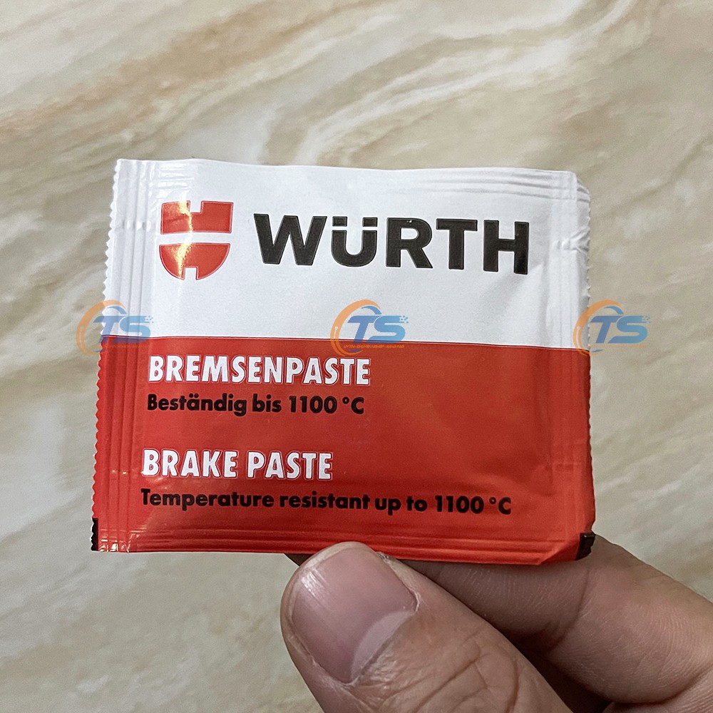 2 Gói Mỡ Tra Má Phanh Wurth Brake Paste 5.5g