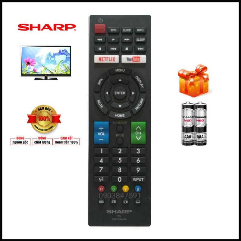 Bảng giá Điều Khiển Ti Vi SHARP dòng SmartTV ( GB234WJSA )