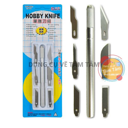 Dao Hobby Knife, Dao mỗ vật liệu mô hình-Dụng cụ vẽ Tâm Tâm