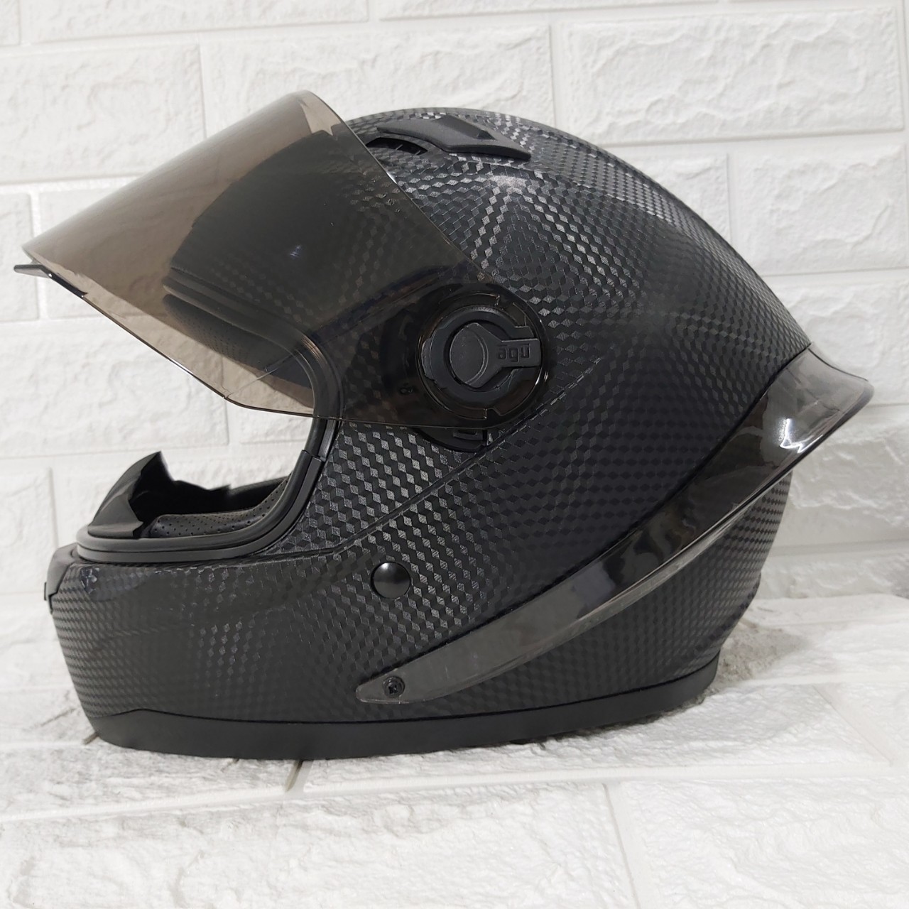 MŨ BẢO HIỂM FULLFACE LÓT THÁO RỜI CHÍNH HÃNG AGU A38