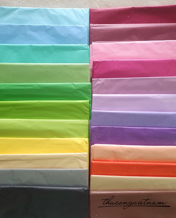 Tissue paper - Giấy làm hoa pom pom