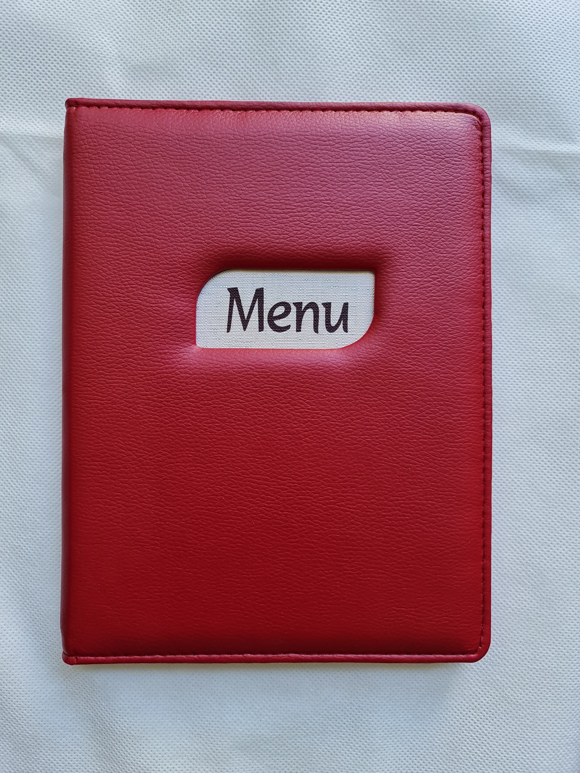 BÌA MENU DA 10 và 20 LÁ CAO CẤP A5 TH (17x23cm) quyển menu