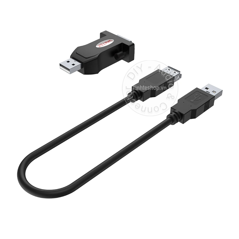USB sang RS232 DB9 0.5 mét Unitek Y-109 IC PL2303A