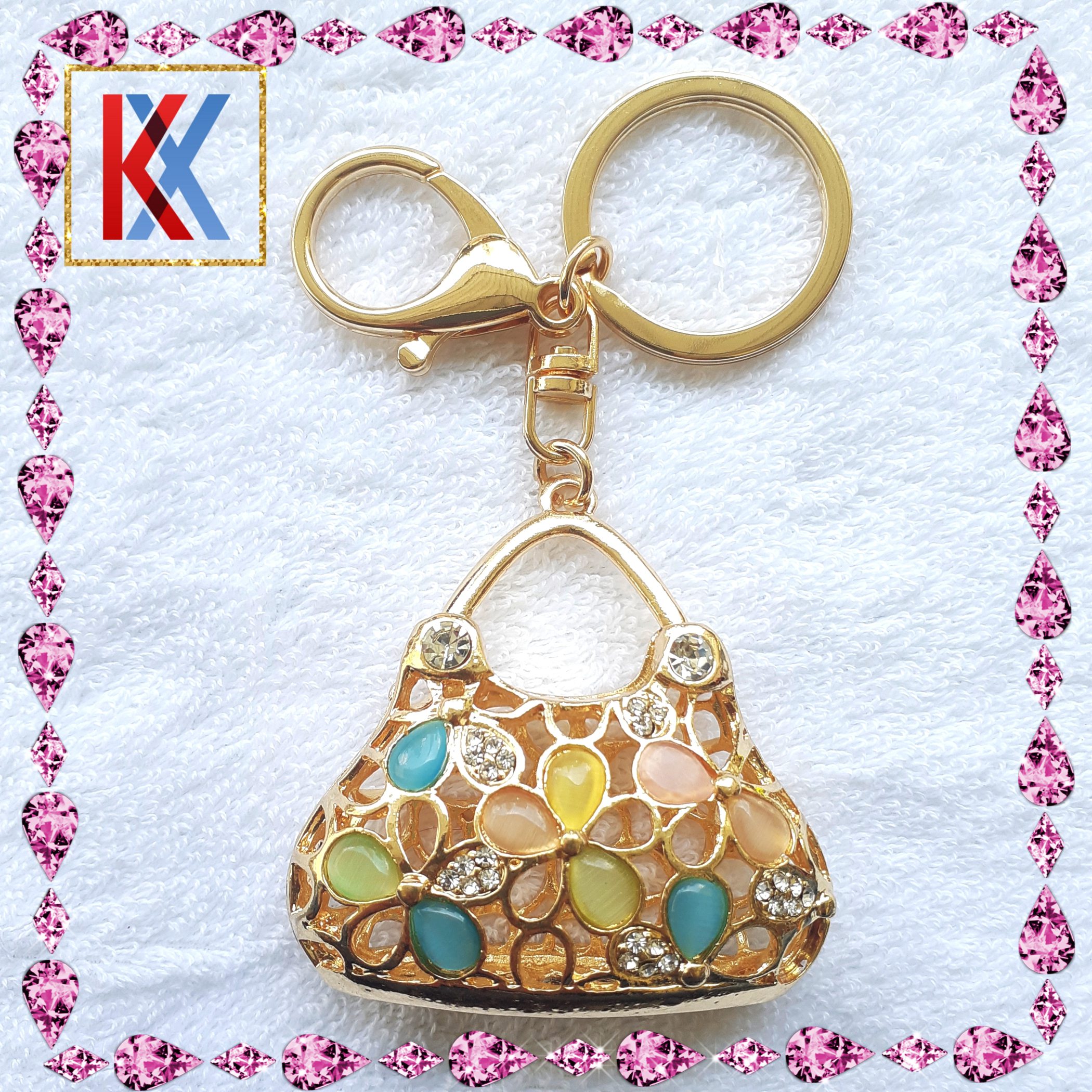 [HCM][Móc khóa xịn] TÚI HOA OPAL