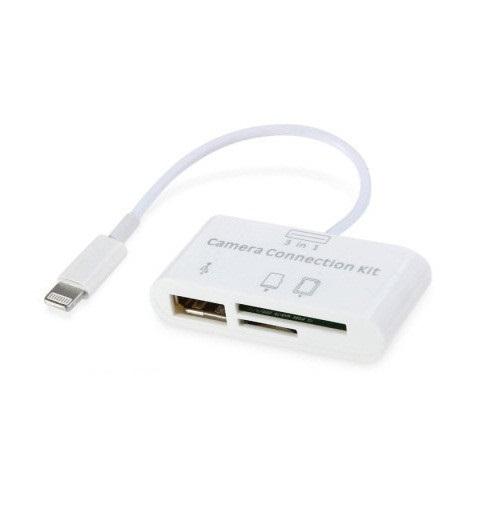 Cáp OTG Lightning hỗ trợ đọc thẻ nhớ cho Ipad