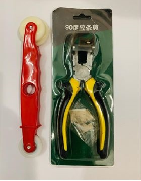 Combo kìm bấm gioăng + lăn gioăng cao su cửa nhôm