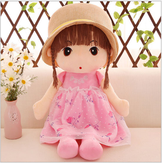 Búp bê nhồi bông siêu dễ thương cao 45cm