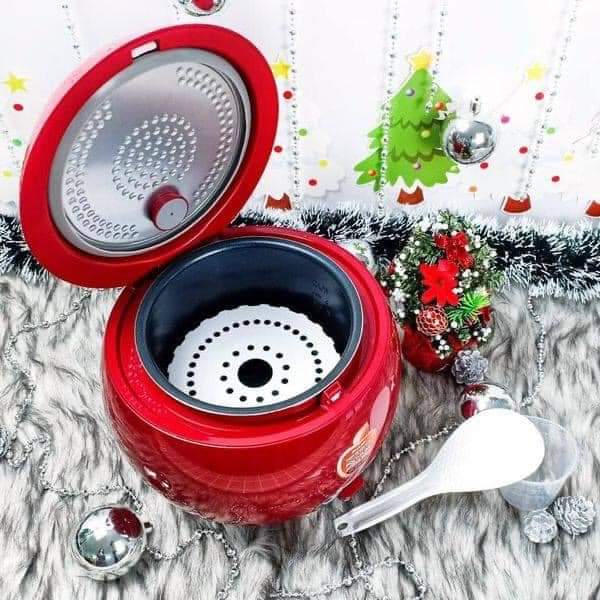 🍎🍎🍎 NỒI CƠM ĐIỆN SHARP KS-A08 MÀU ĐỎ - Hình quả táo độc đáo! 🍎🍎🍎