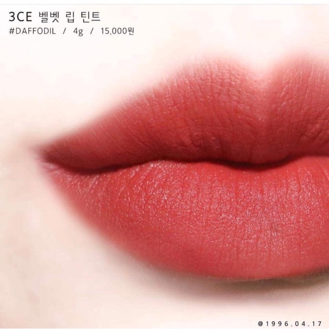 MINISIZE - Son Kem 3CE Velvet Liptint 1.2g