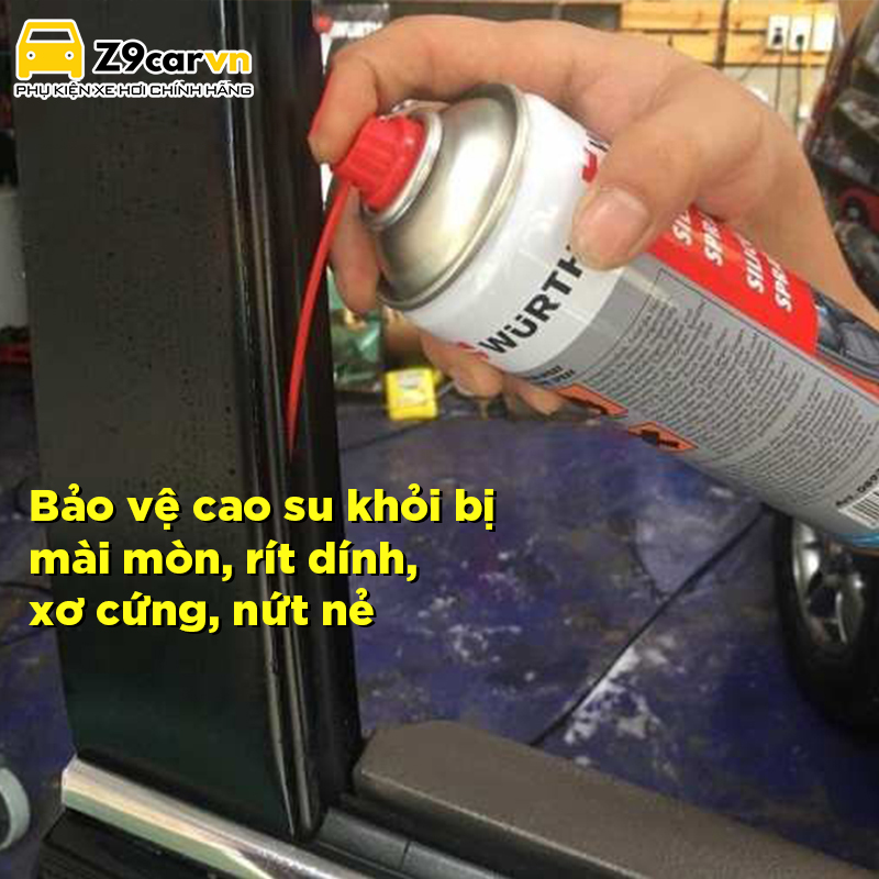 Bảo dưỡng cao su Wurth Rubber Care