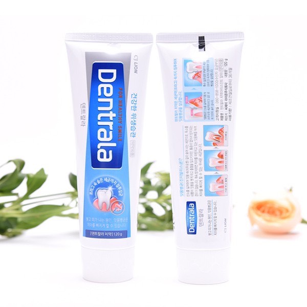 KEM ĐÁNH RĂNG HÀN QUỐC DENTRALA BẠC HÀ KHÁNG KHUẨN 120G