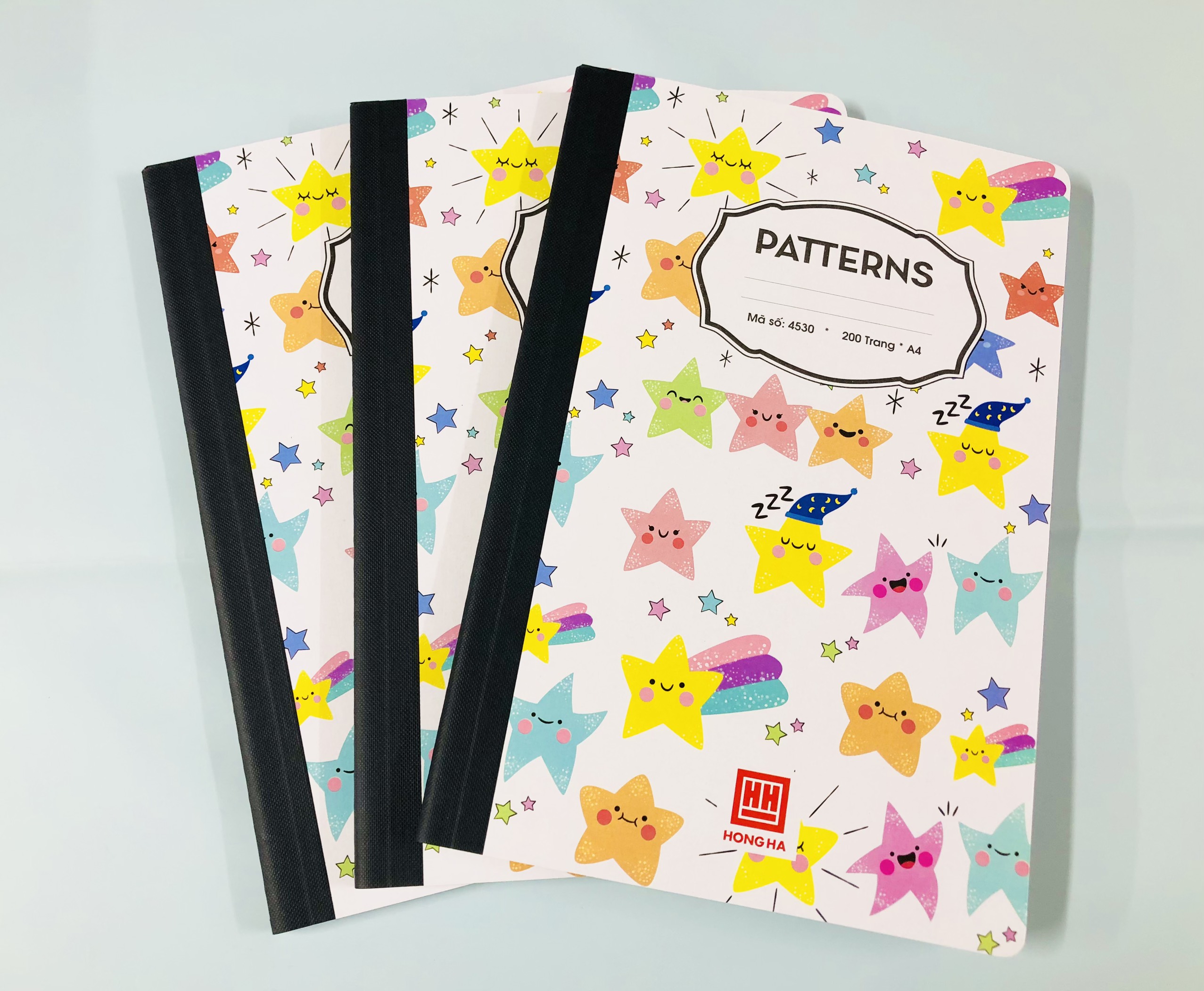 Sổ Patterns 200T A4 Hồng Hà Dòng Kẻ Rõ Nét